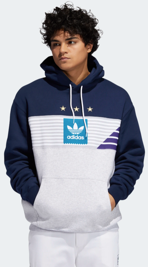 pale blue adidas hoodie