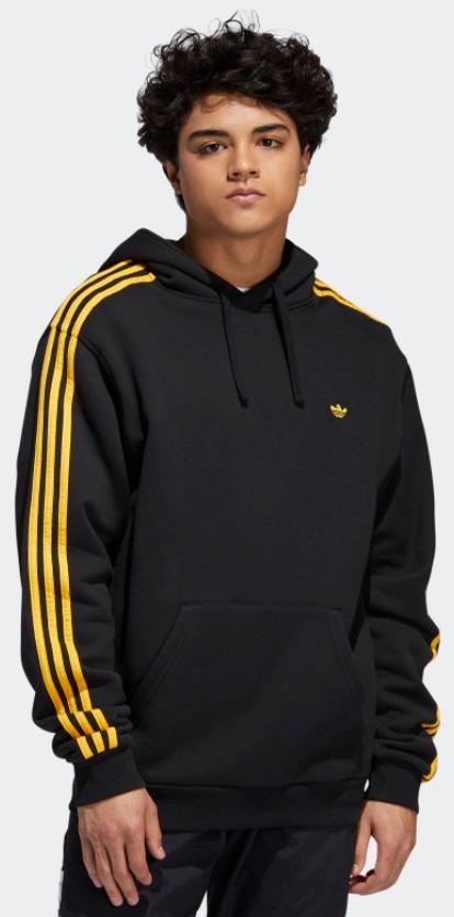 Adidas Mini Shmoo Hoodie (Black/Active Gold) Sweatshirts Hoodies 