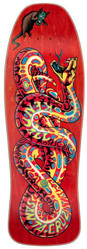 スケートボード SANTA CRUZ JEFF KENDALL SNAKE REISSUE Kendall Snake Reissue Skateboard Deck 9.975in x 30.125in