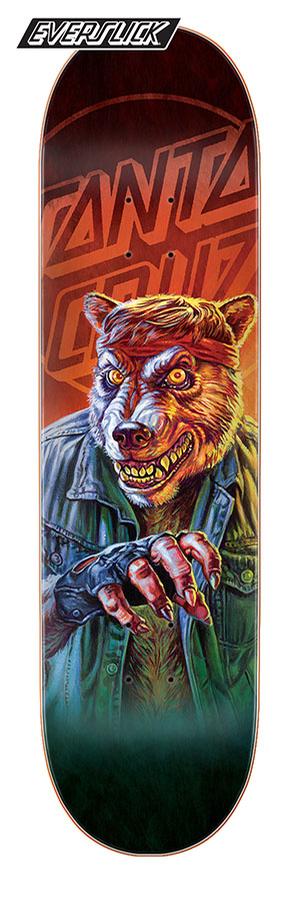 Santa Cruz The Worst Werewolf Biker Everslick Deck Standard at
