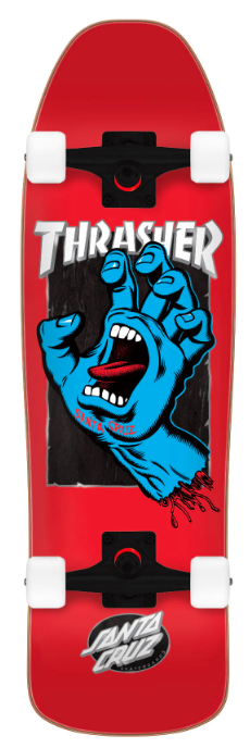 Santa Cruz Thrasher Screaming Hand Shaped Cruzer Santa Cruz