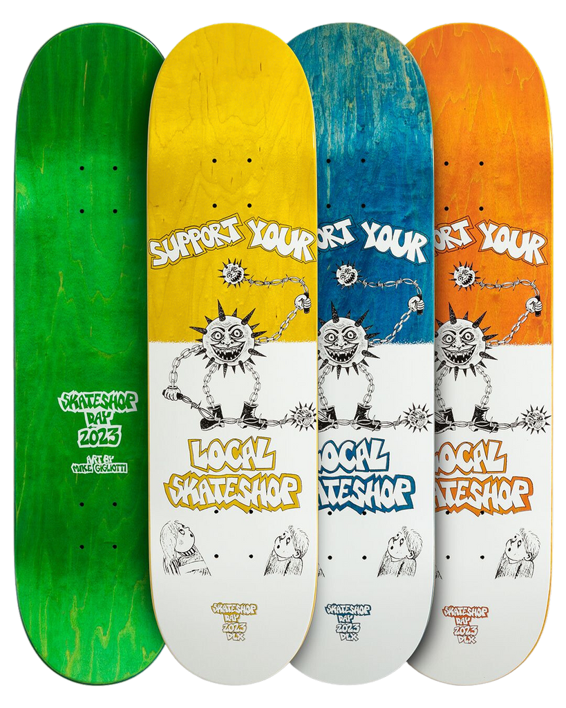 2023 SKATE SHOP DAY DECK by Mike Gigliotti 8.25インチ 　デラックス スケートボードSSD X DLXSKATE SHOP DAY限定スケートデッキ DLX Skate Shop Day 2023 Deck Art By Mike Gigliotti Standard