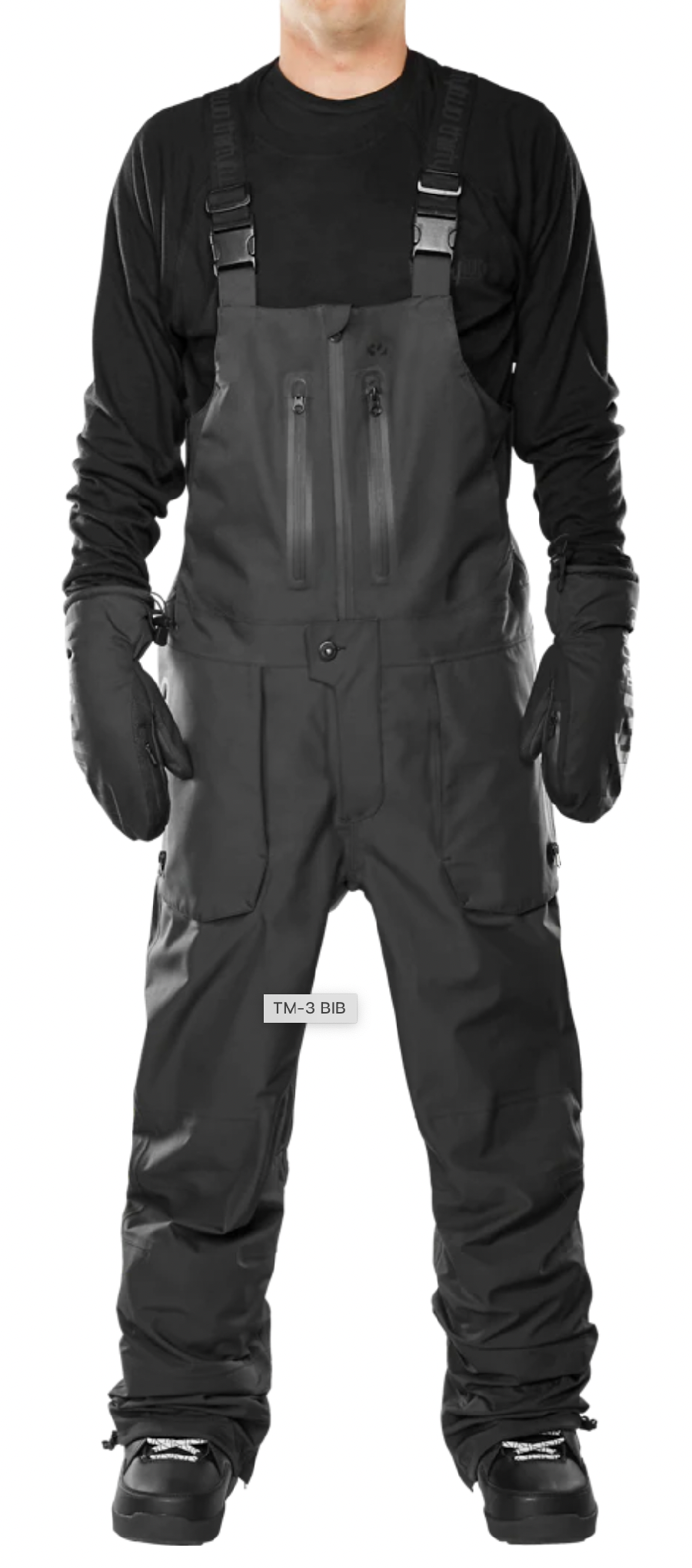 新品 thirtytwo TM-3 BIB ヒブパンツ Thirtytwo TM 3 Bib 2022/23 (Black) Pants at Switch Skateboarding
