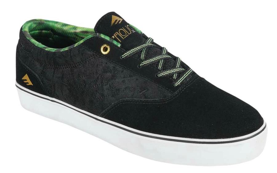 Emerica The Provost Black Green Men S Shoes Skate Shoes At Switch Skateboarding