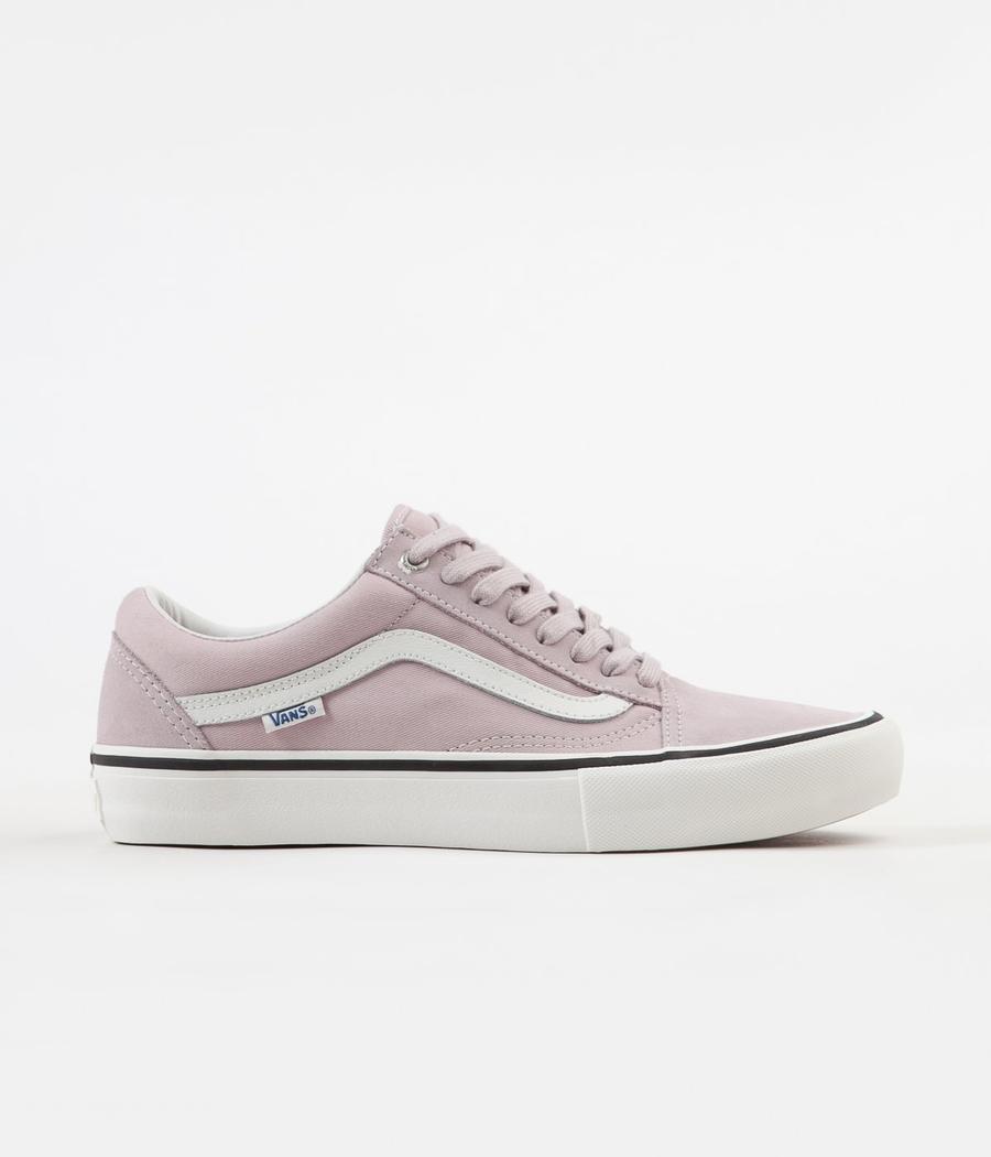 vans violet ice slip on