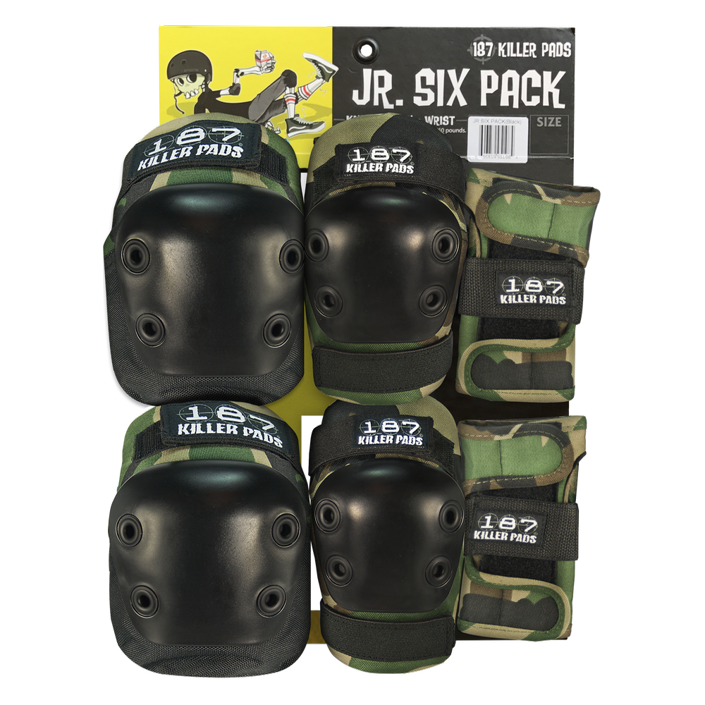 187 Killer Pads Junior Six Pack Pad Set (Camo) Pads at Switch
