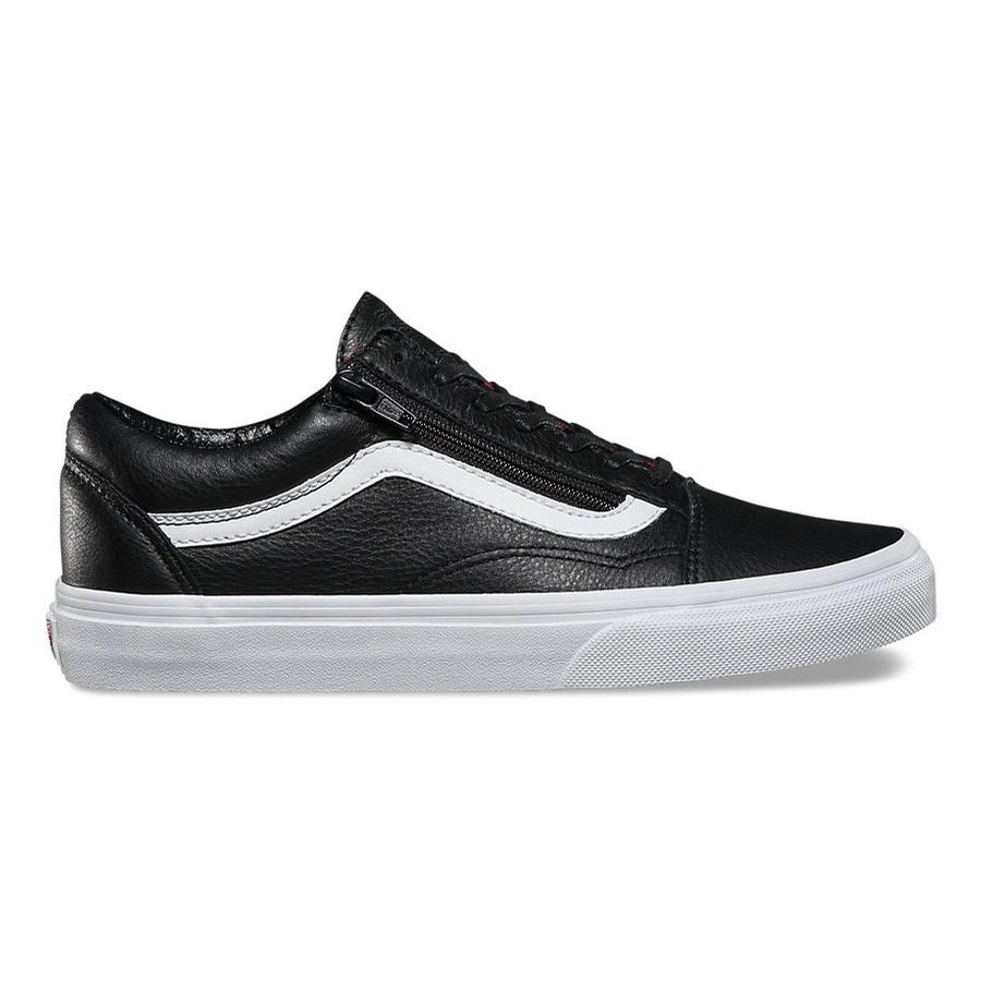 Vans Old Skool Zip (Racing White) Shoes at Switch Skateboarding