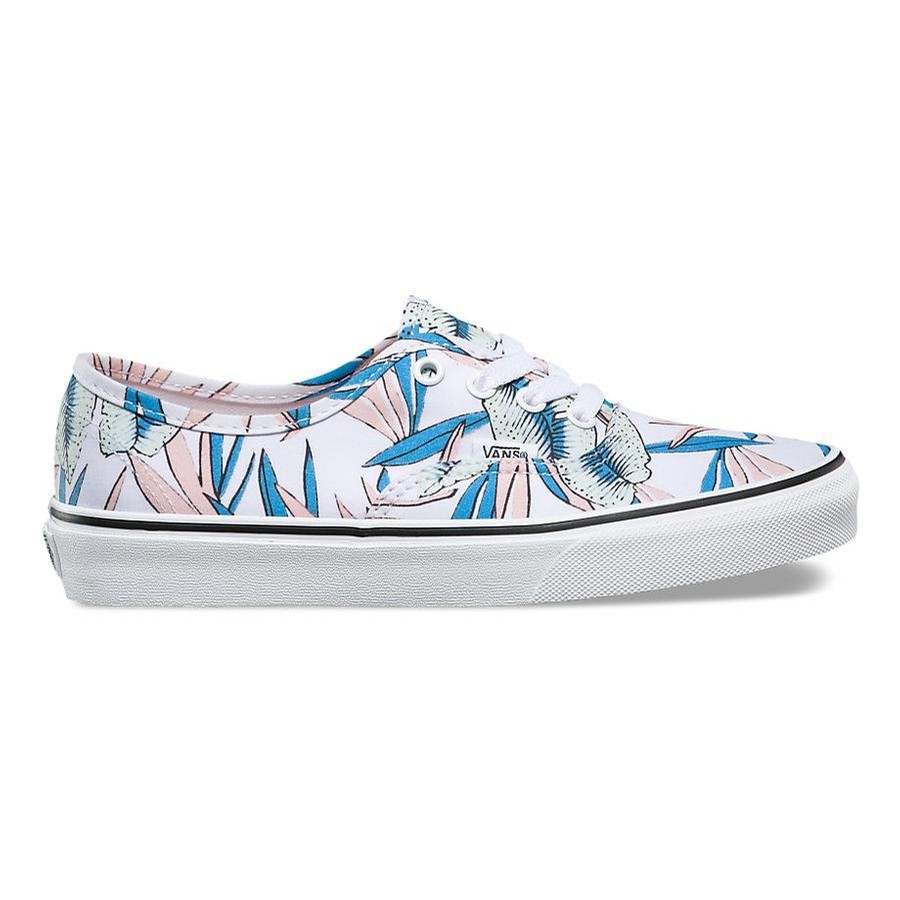 blue tropical vans