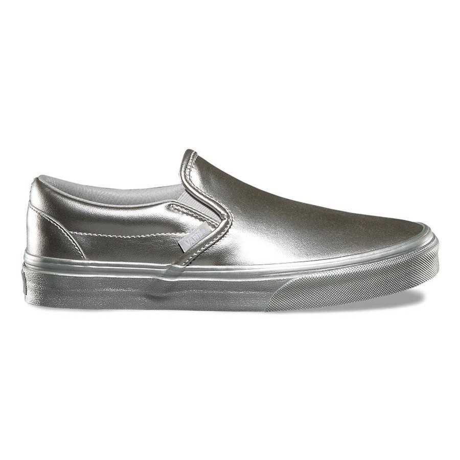 metallic slip on
