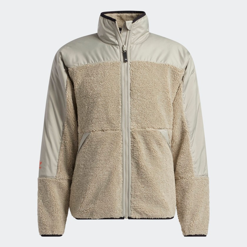 adidas fleece zip jacket