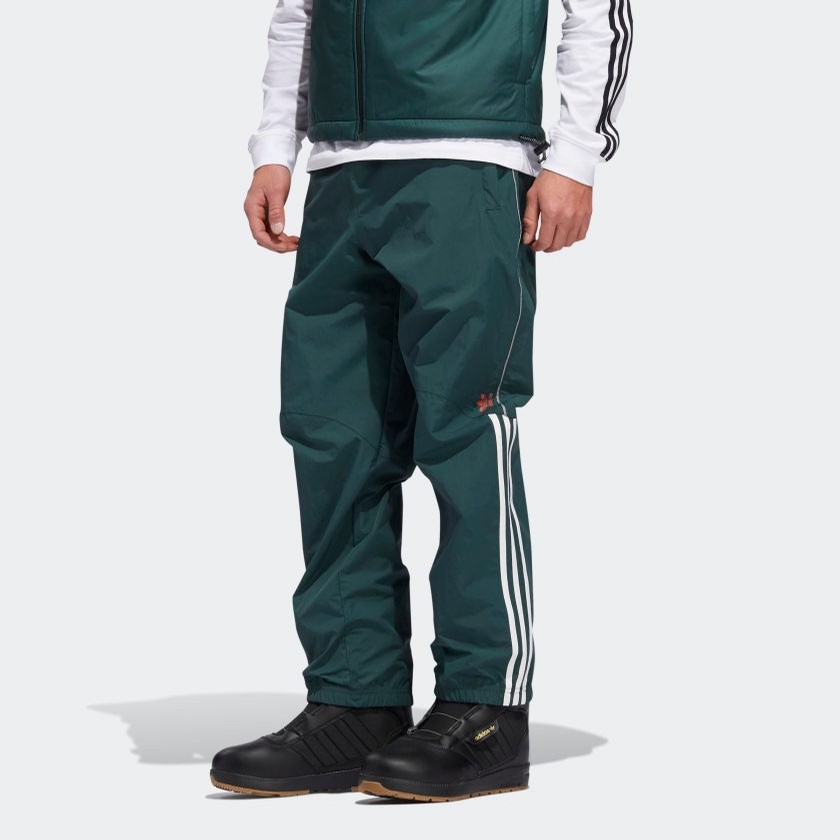 adidas mineral green track pants