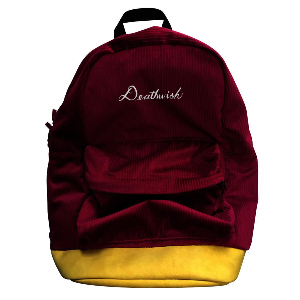 burgundy backpack