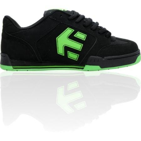 Etnies Twitch (Black/ Lime) Skate Shoes 