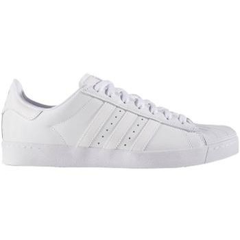 Asser cayó Probar Adidas Superstar Vulc ADV (White/Silver) Skate Shoes at Switch Skateboarding