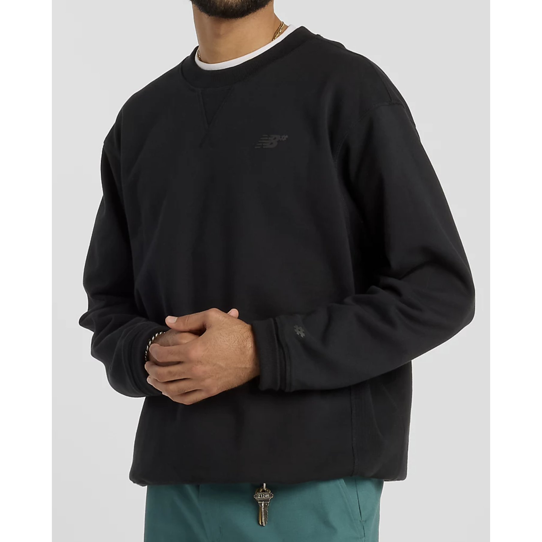 【HOCKEY】 JUMP CREWNECK BLACK rd_New-Balance-Numeric-French-