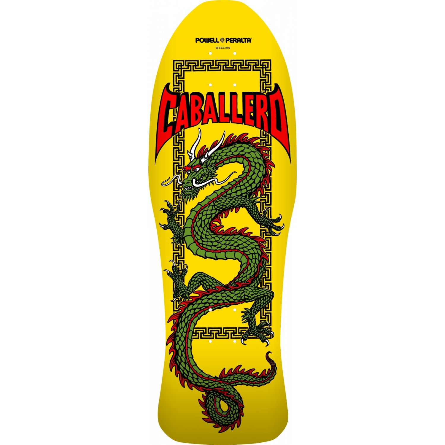 Powell Peralta Steve Caballero Chinese Dragon Deck (Yellow