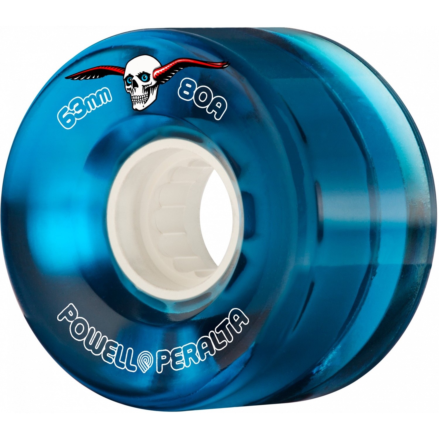 Powell Peralta Clear Cruiser 80A Wheels (Blue) Wheels at Switch