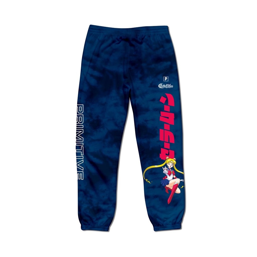 Primitive Sailor Moon Washed Sweatpants (Blue) Casual Pants at Switch ...