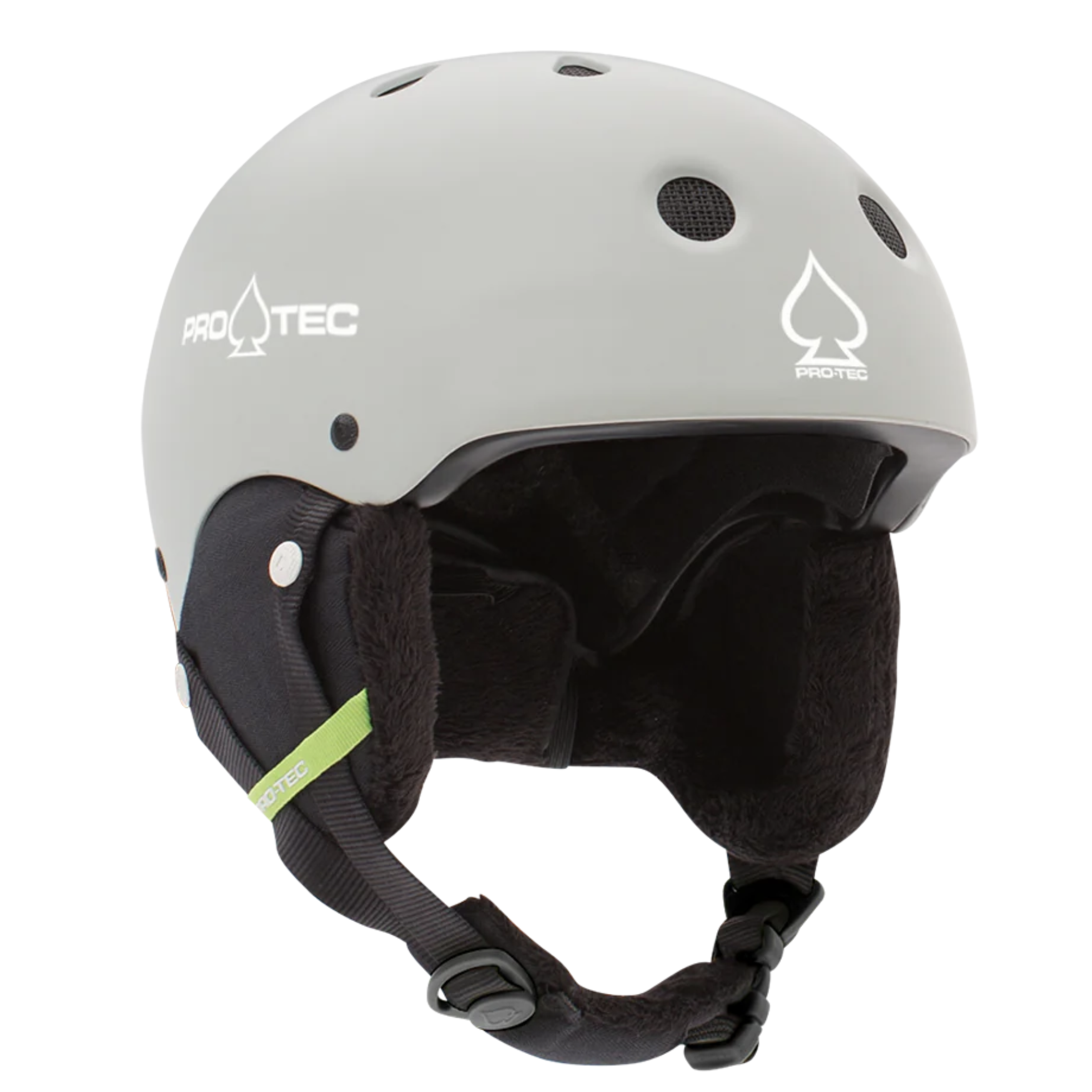 Protec Classic Certified Snow Helmet (Matte Light Gray) Helmets at Switch  Skateboarding