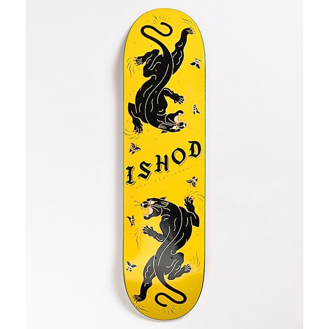 REAL Ishod Catscratch Deck (Yellow) Standard at Switch Skateboarding