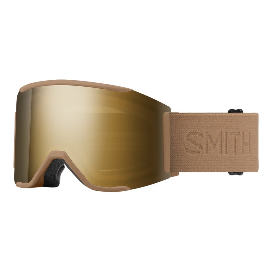 Smith Squad MAG Goggles (Safari Flood/ChromaPop Sun Black Gold Mirror