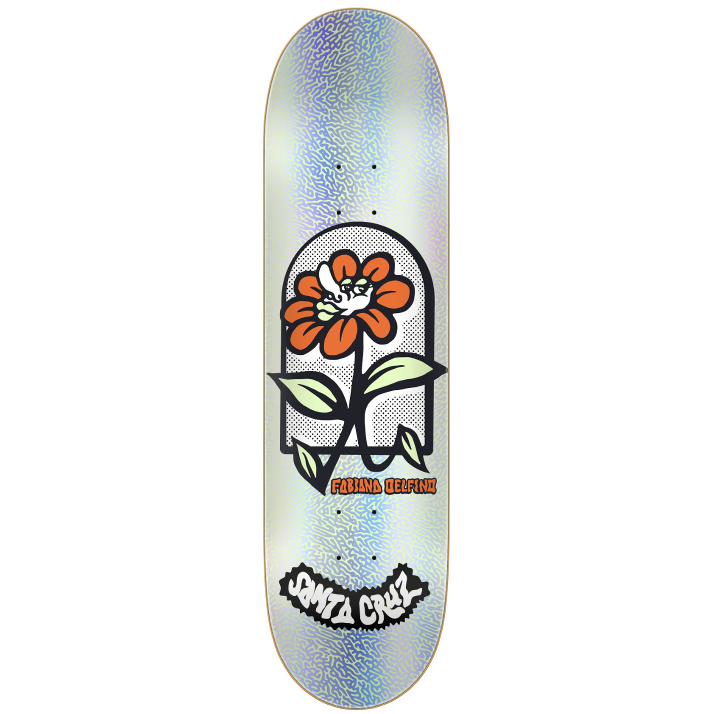 Santa Cruz Delfino Flower Frame FeelBase Pro Deck Standard at