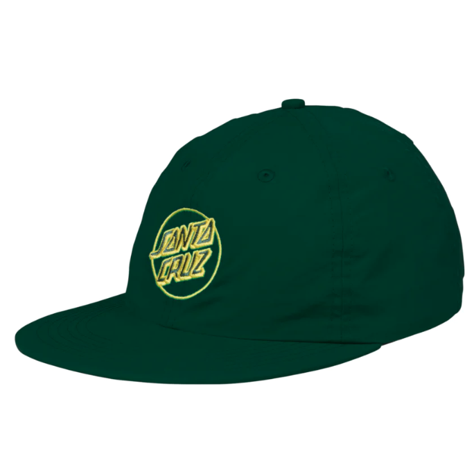 Santa Cruz Opus in Color Strapback Mid Profile Hat (Forest) Caps