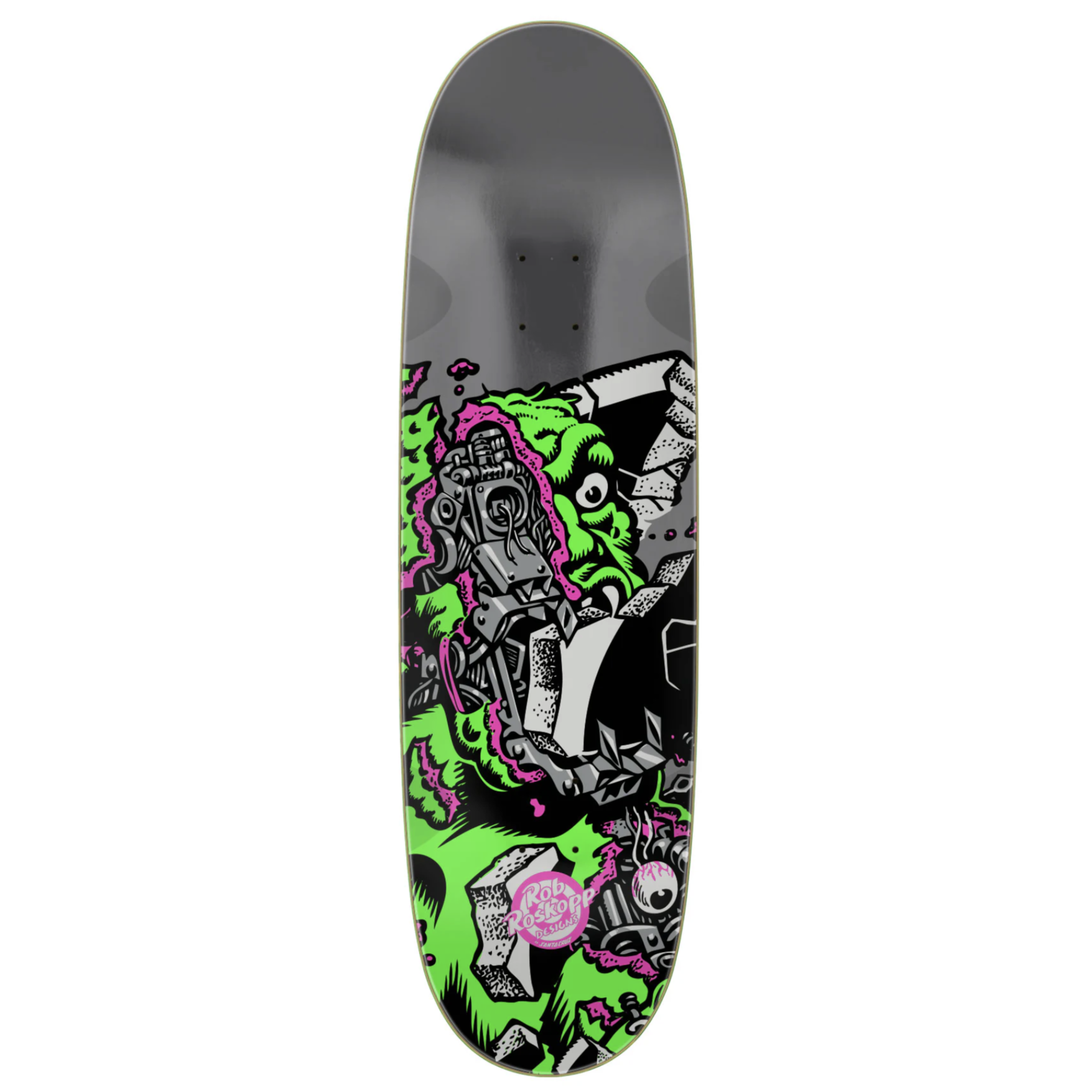 Rob Roskopp 　顔デザイン スケートボードデッキ Santa Cruz Roskopp Macro VX Egg Deck Shaped and Cruiser at Switch