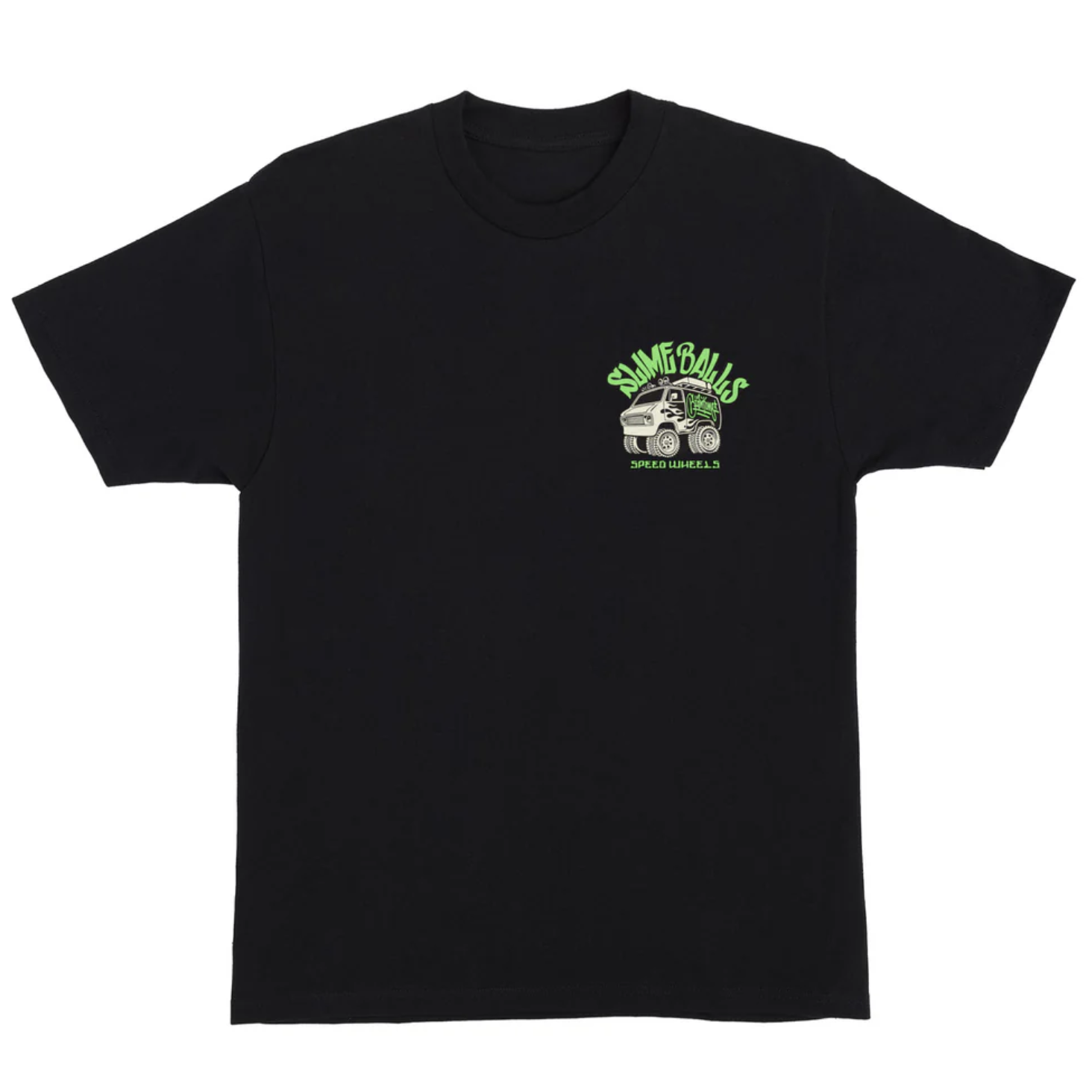 Santa Cruz SB x Giant Slime Balls T Shirt (Black) T-Shirts