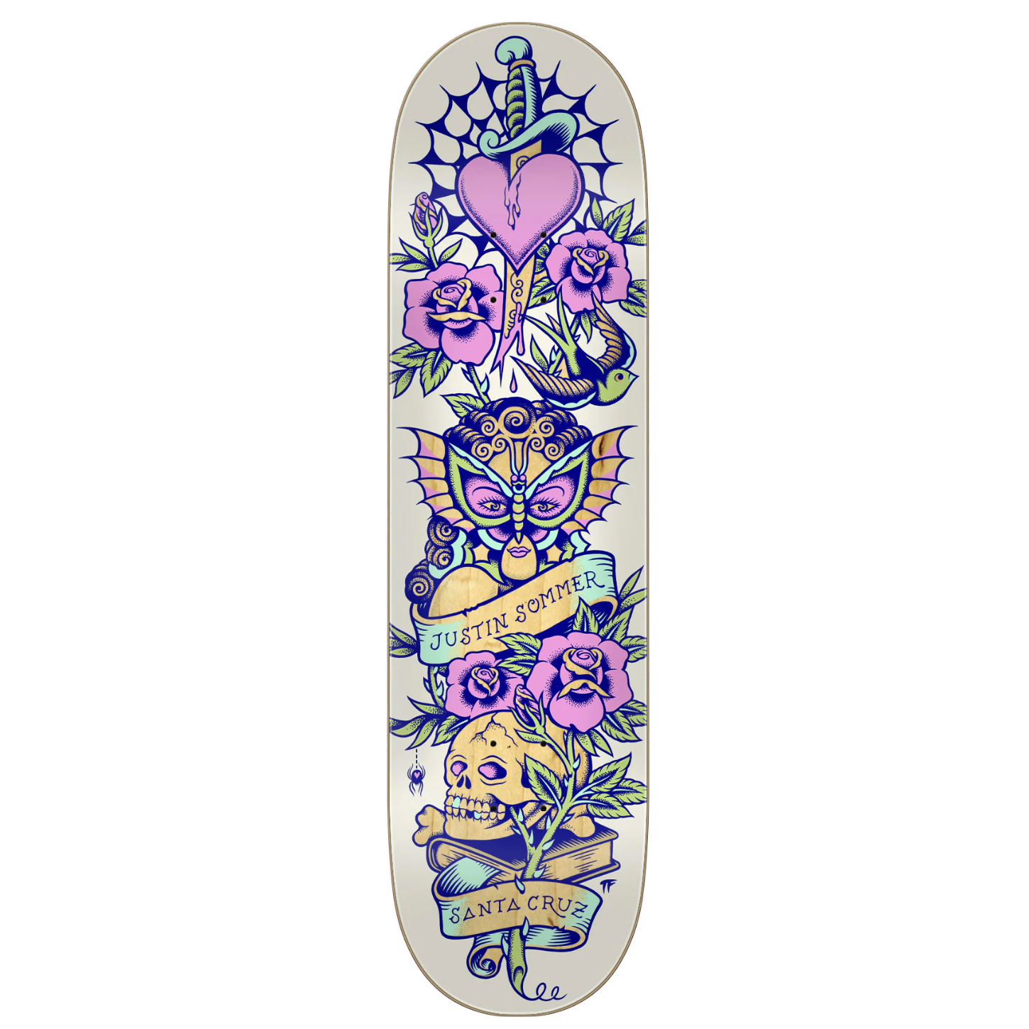 Santa Cruz Justin Sommer Tattooed Deck Standard at Switch