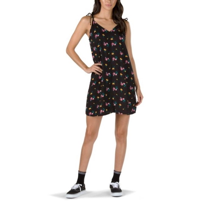 Mary Dress (Satin Floral)