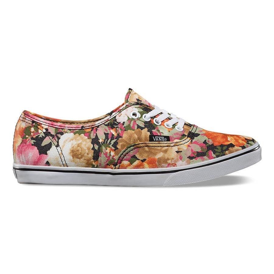 vans floral authentic lo pro