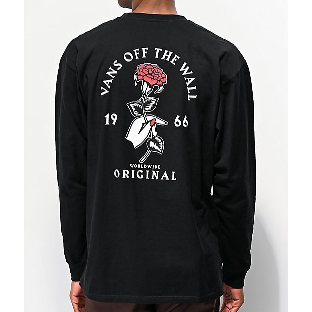 vans black long sleeve