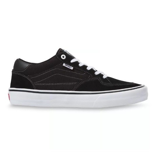 Vans Skate Sk8 Low (Black/White) Skate Shoes at Switch Skateboarding