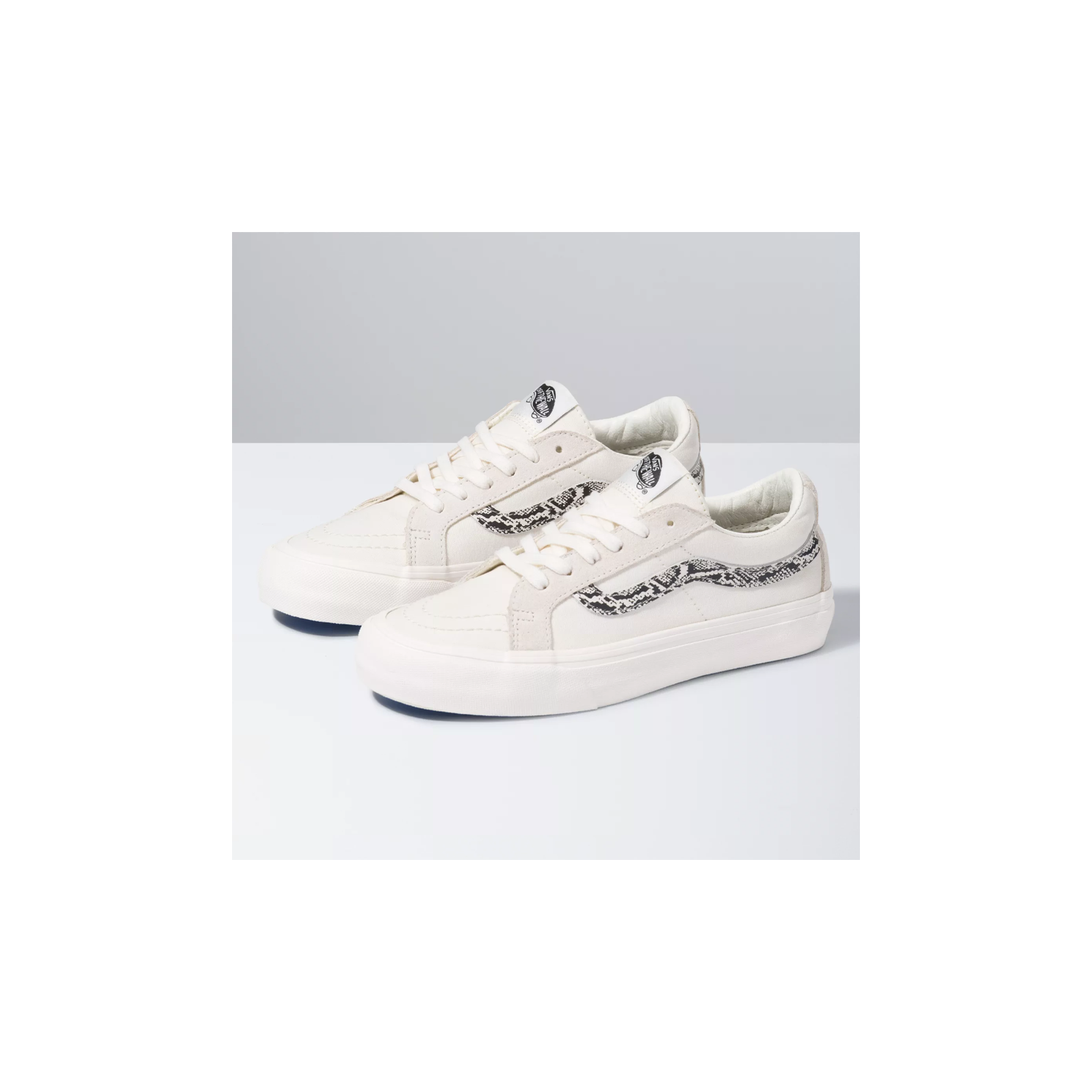 Vans Sk8 Low Reissue SF Snakes (Marshmallow) Women's Shoes Skate Shoes