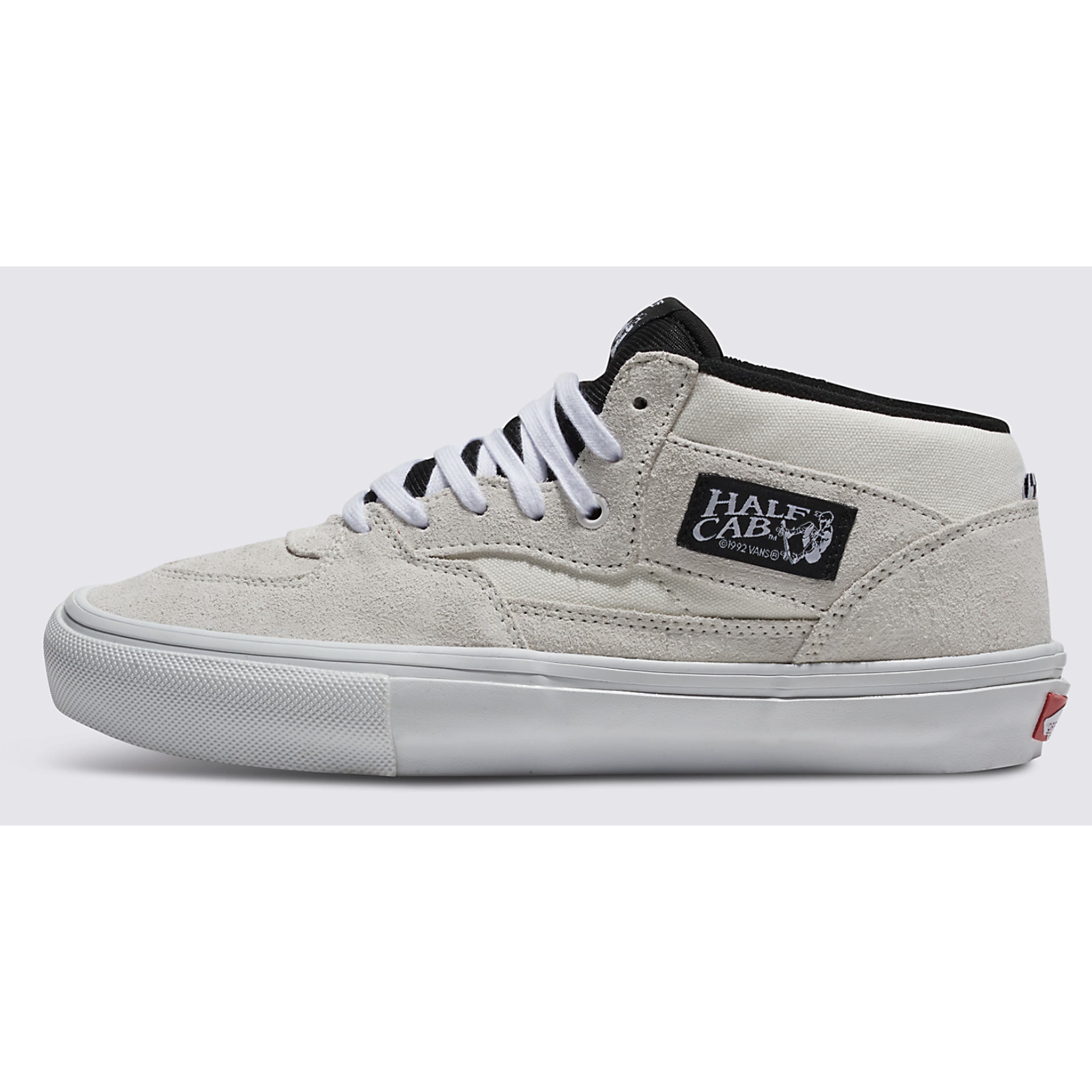 VANS HALF CAB スエード ホワイト Skate Half Cab Shoes in White| Vans UK