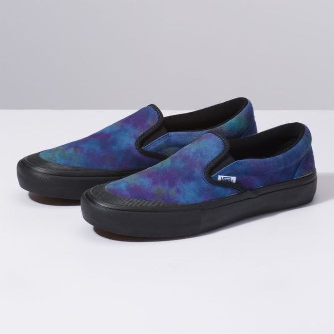 purple vans slip on pro