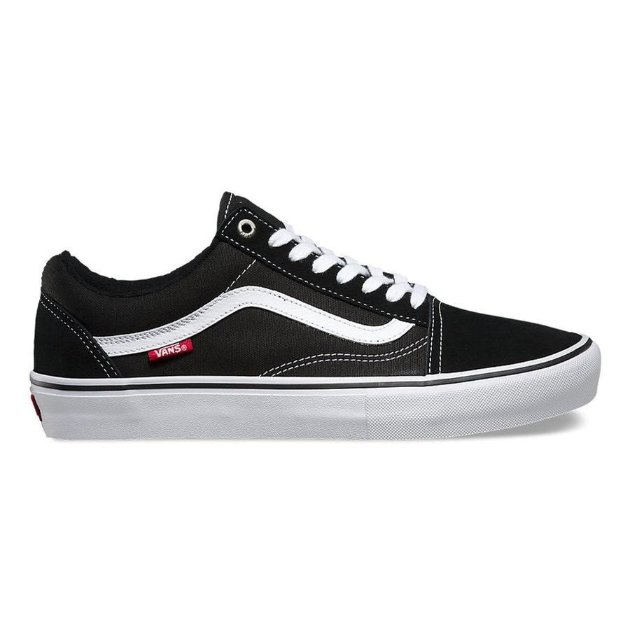 old skool v pro black white