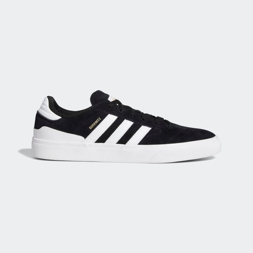 Adidas Busenitz II (Core Black/Cloud White/Gum) Skate Shoes at Skateboarding