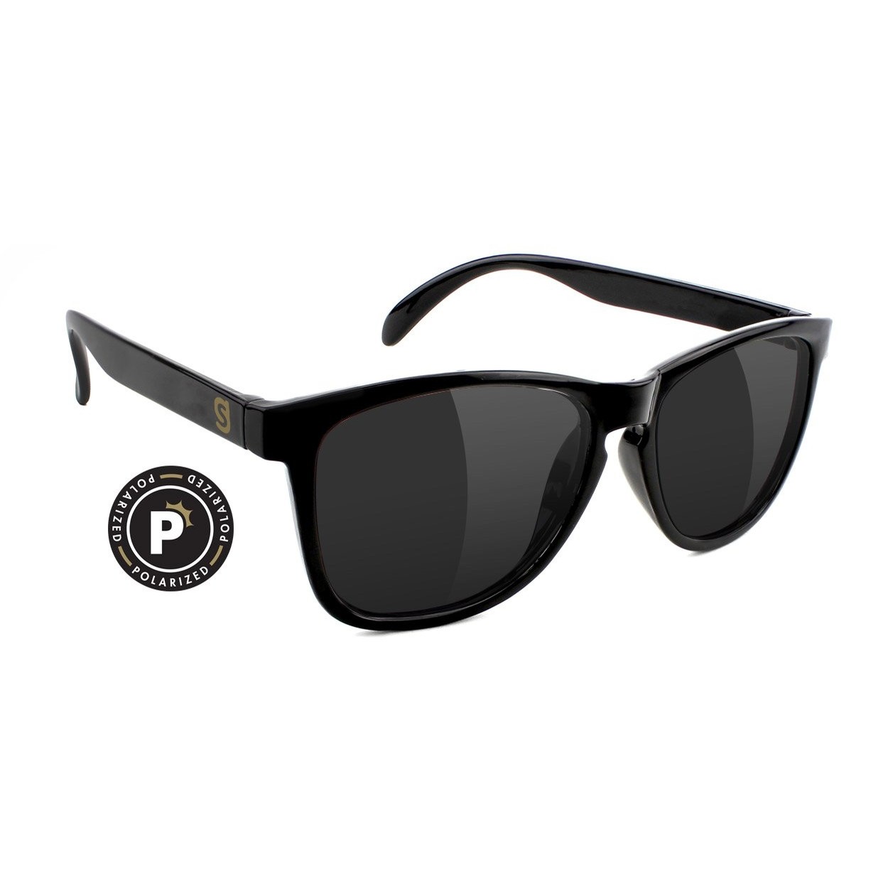 Deric Polarized Sunglasses (Black)