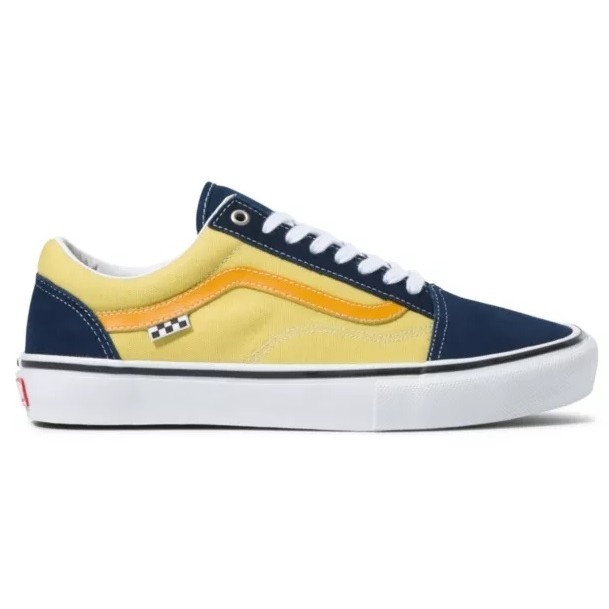 Vans Skate Old Skool (Navy/Gold) Men's Shoes Skate Shoes at Switch  Skateboarding