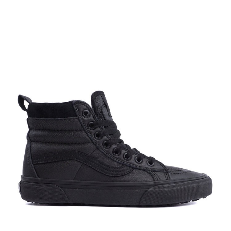 Vans SK8 (Leather/Black) Skate Shoes at