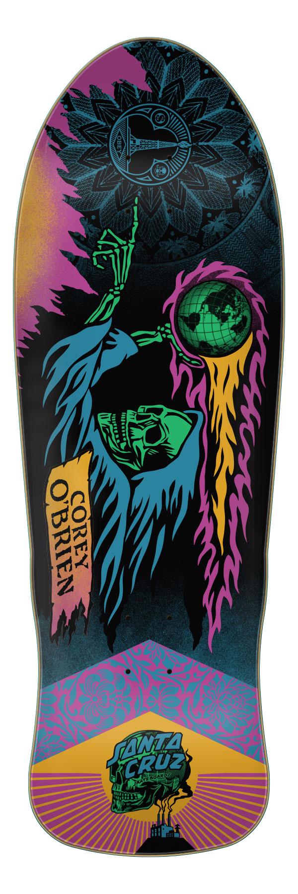 Santa Cruz OBrien Reaper by Shepard Fairey Reissue Deck Decks 