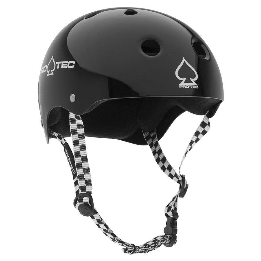 ProTec Classic Skate Black Checker Helmet Helmets at TriStar Skateboards