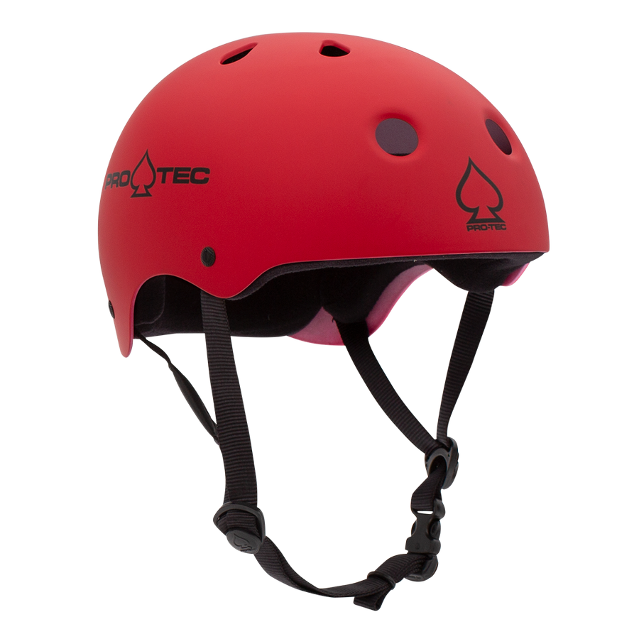 ProTec Classic Skate Matte Red Helmet Helmets at TriStar Skateboards