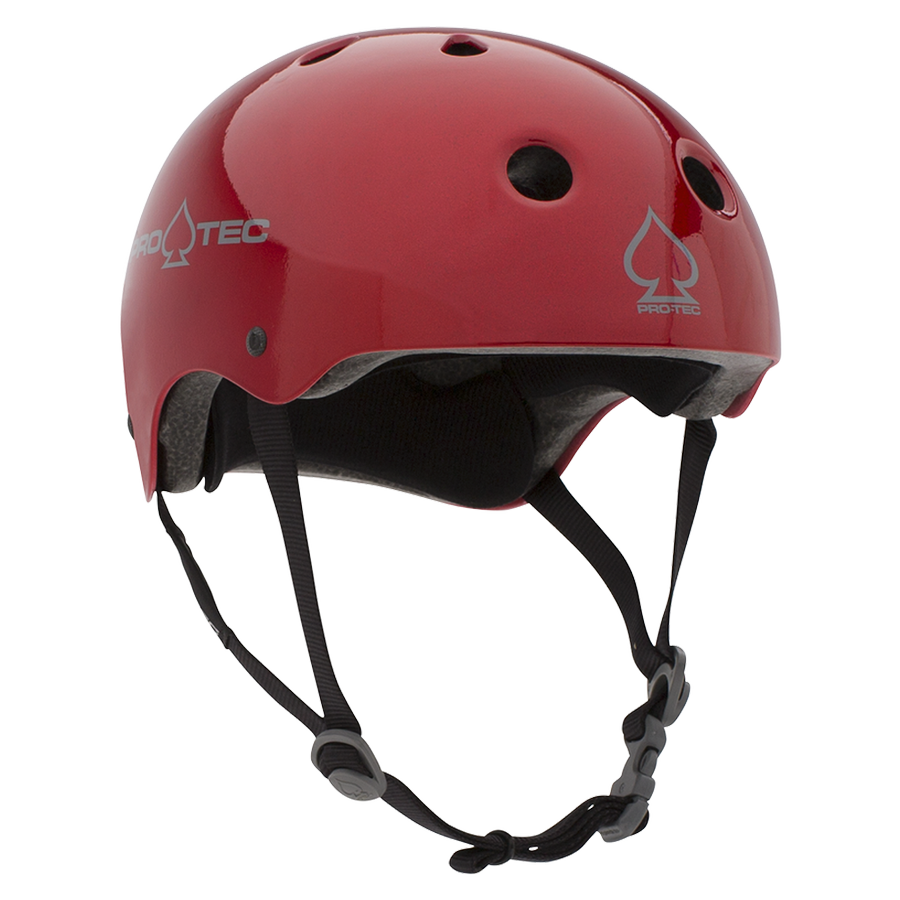 ProTec Classic Certified Red Metal Flake Helmet Helmets at TriStar
