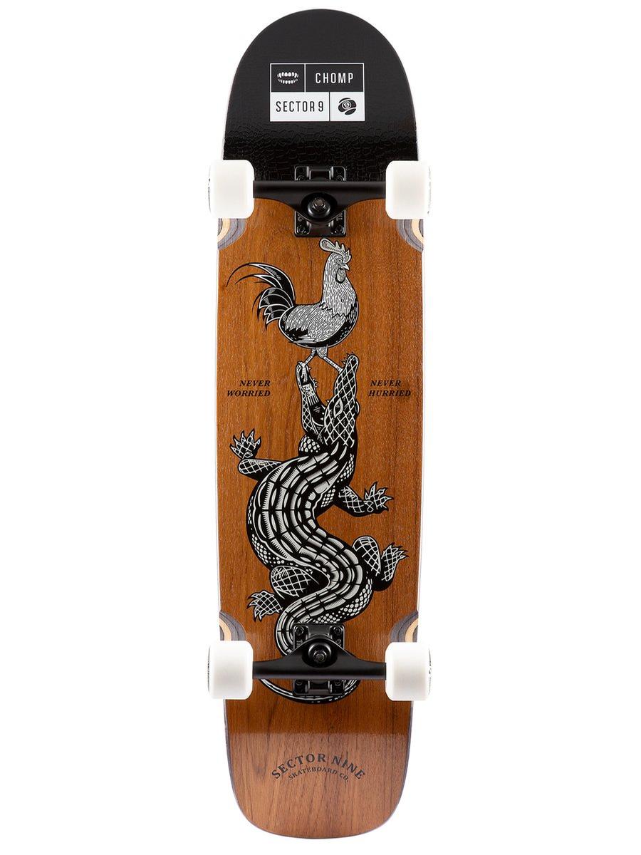 Sector 9 Rooster Sweeper Skateboard Complete Cruiser Completes at Tri
