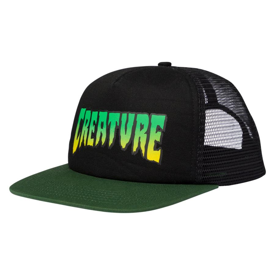 Creature Logo Mesh Trucker High Profile Snapback Hat Accesories Hats at TriStar Skateboards