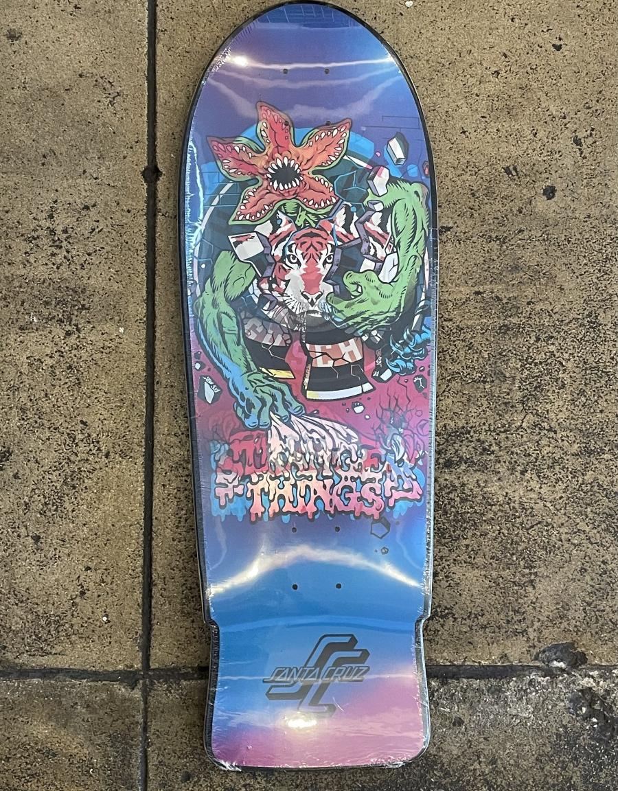 サンタクルーズ ストレンジャーシングス roskopp デッキ Santa Cruz X