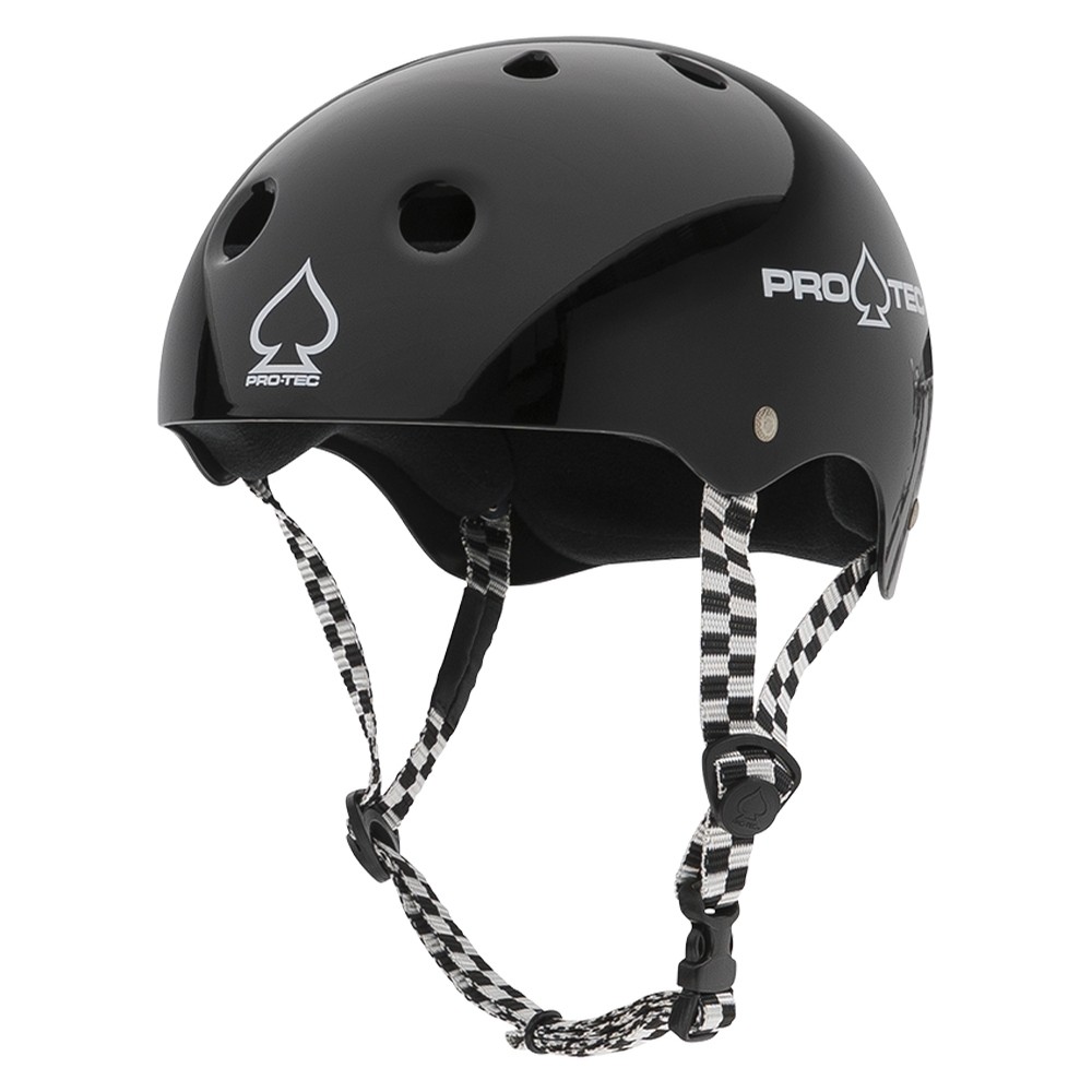 ProTec Classic Skate Black Checker Helmet Helmets at TriStar Skateboards